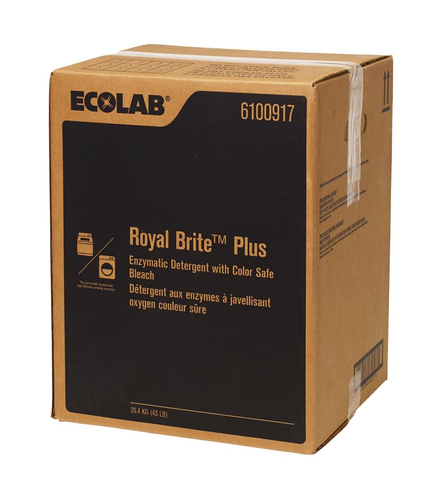 GuestSupply US | Ecolab® Royal Brite Plus Enzymatic Detergent with